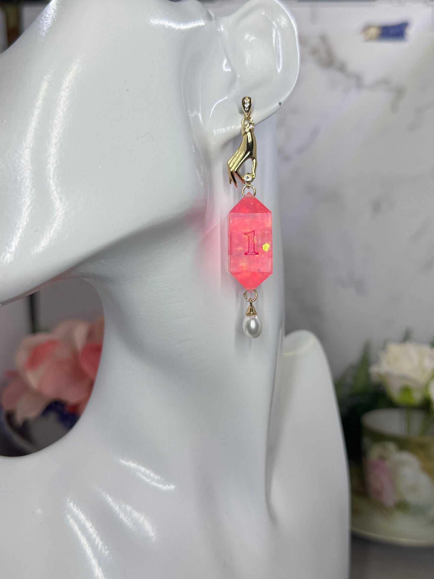 Earrings | Hands of Fate | Polyhedral Dice Earrings