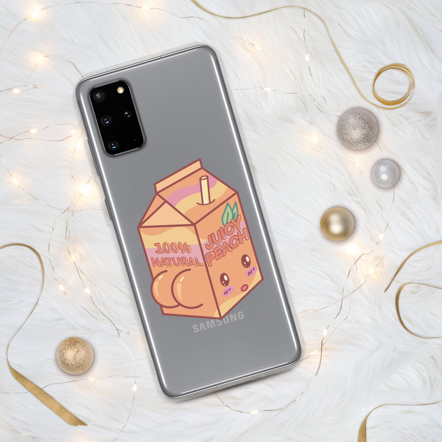 Juicy Peach Clear Case for Samsung®