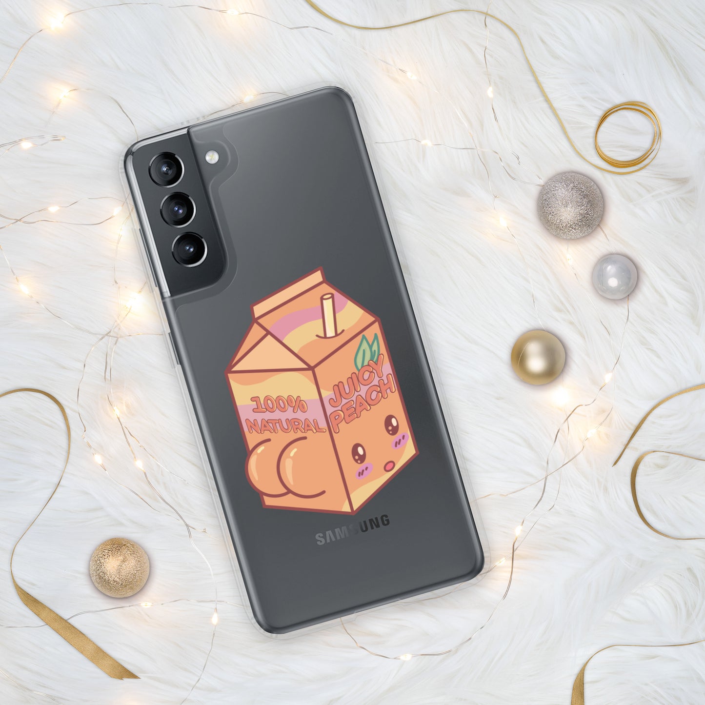 Juicy Peach Clear Case for Samsung®