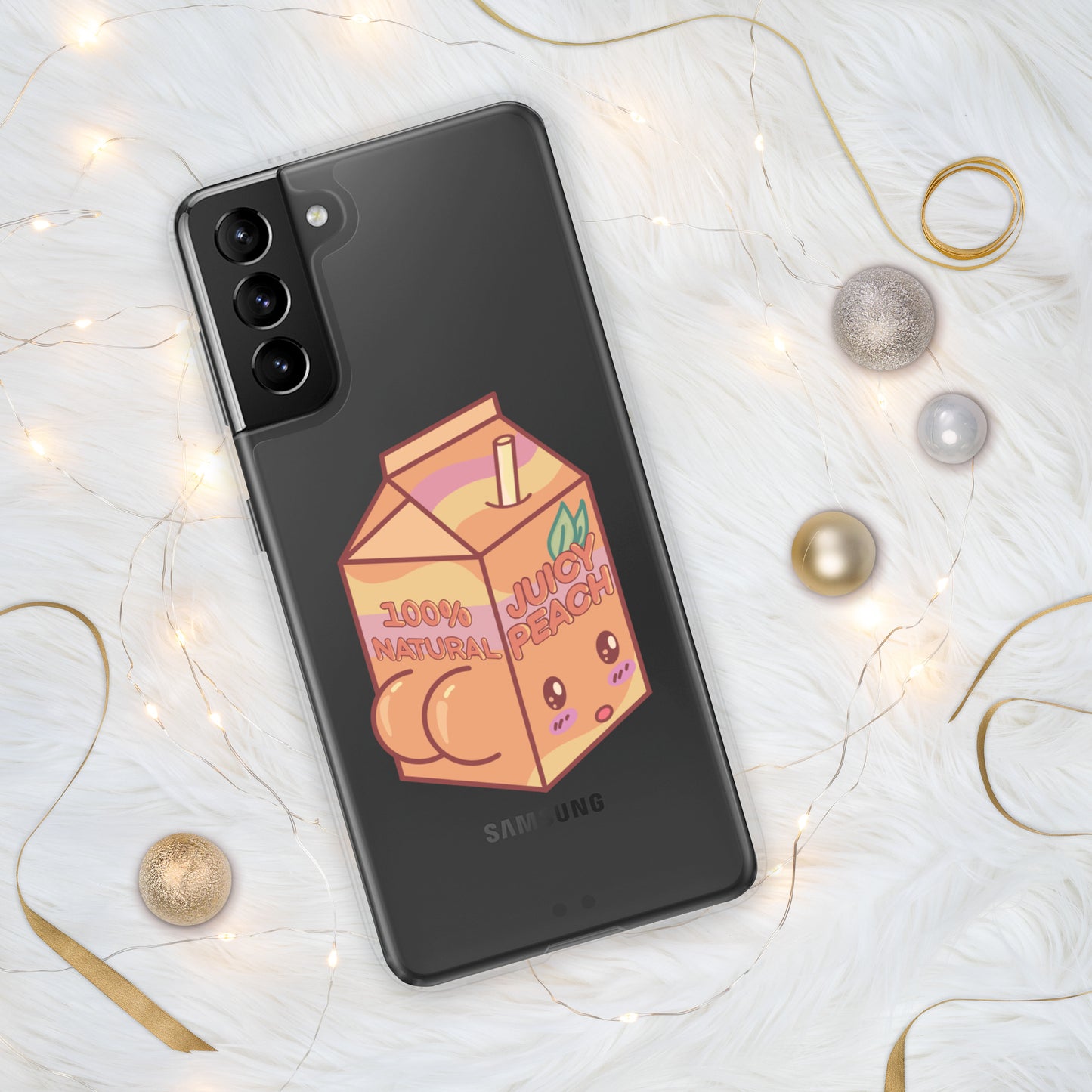 Juicy Peach Clear Case for Samsung®