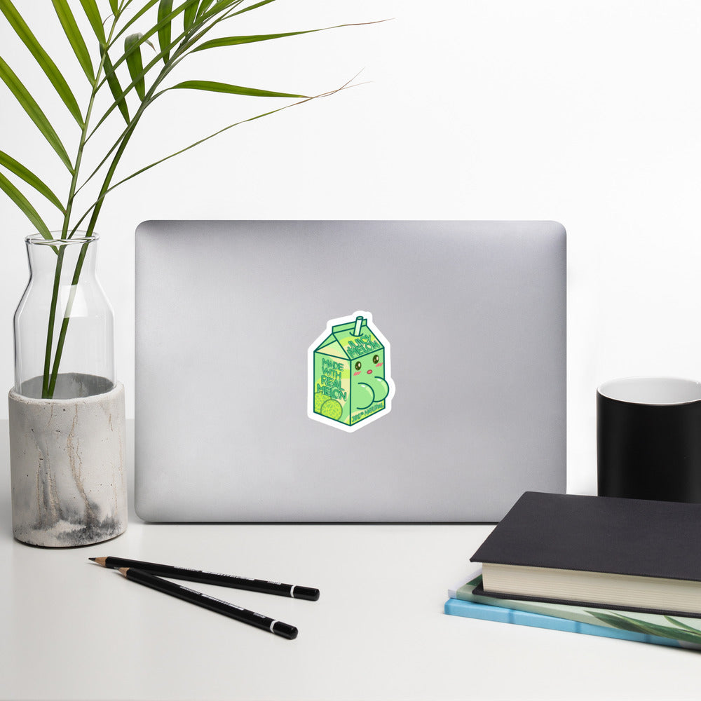 Juicy Melon Carton Sticker