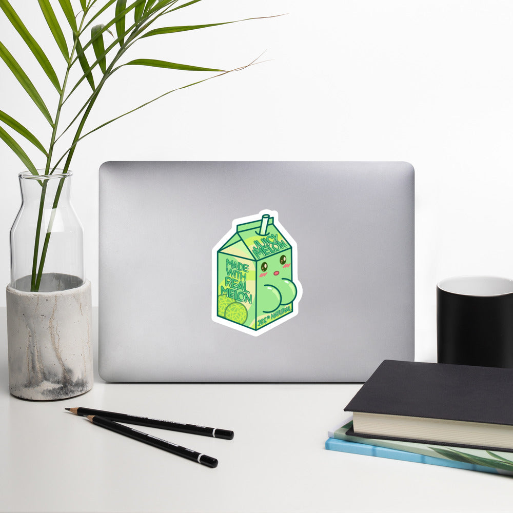 Juicy Melon Carton Sticker
