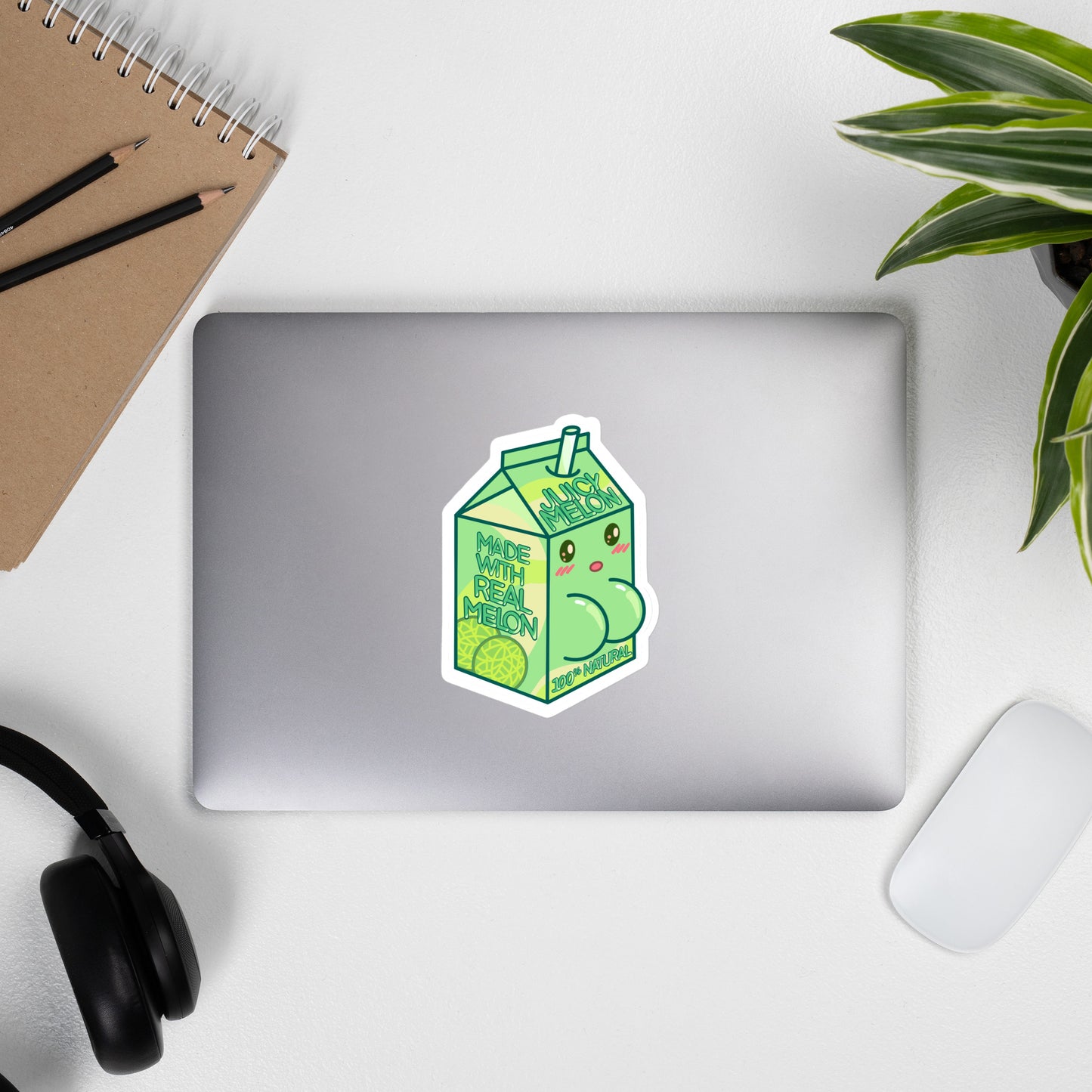 Juicy Melon Carton Sticker