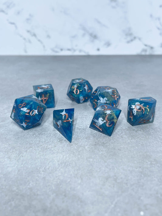 Sky Full of Stars | 7 Piece Polyhedral Dice Set