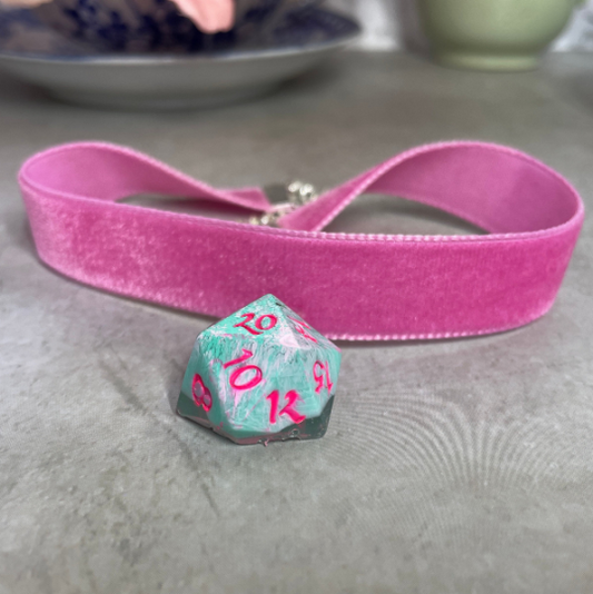 A E S T H E T I C | D20 Choker Necklace