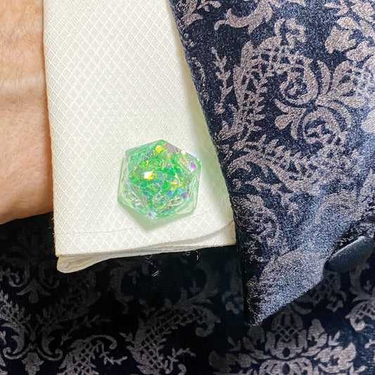 D20 Cufflinks | Gelatinous Mood