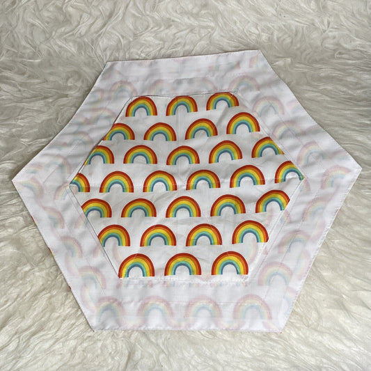 Rainbow Hex Dice Bag