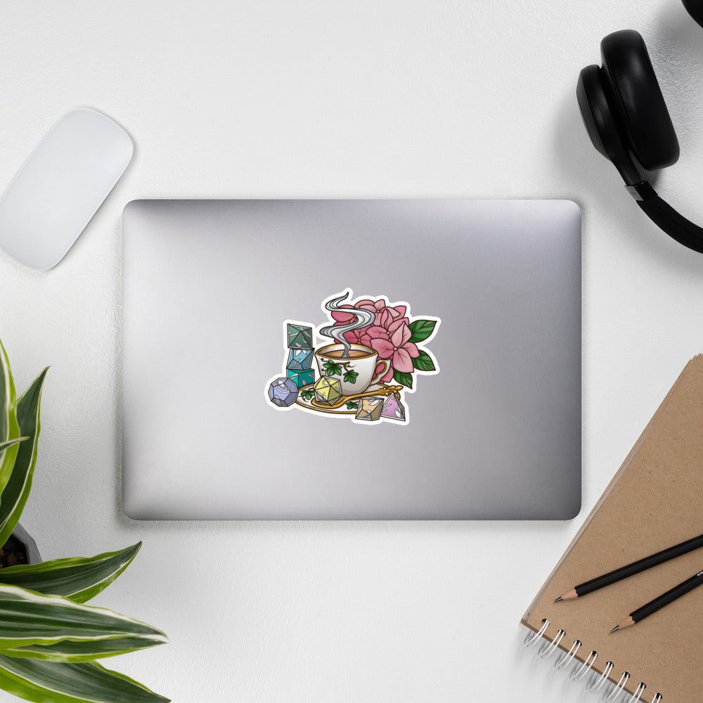 Tea & Dice Sticker