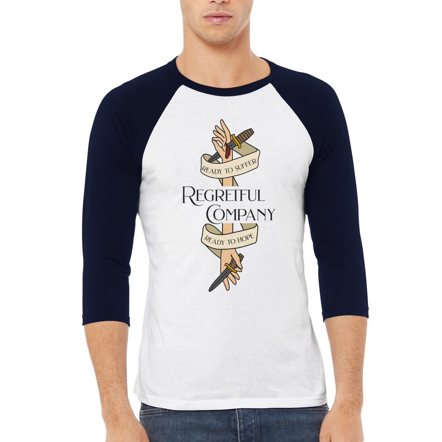 RC Icon Unisex 3/4 sleeve Raglan T-shirt
