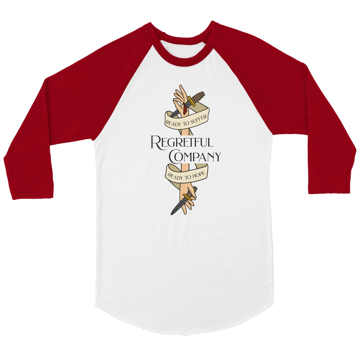 RC Icon Unisex 3/4 sleeve Raglan T-shirt