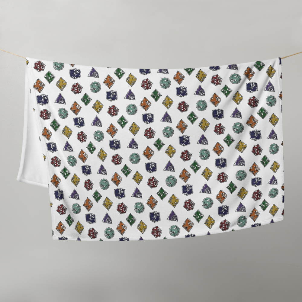 Filigree Dice Throw Blanket