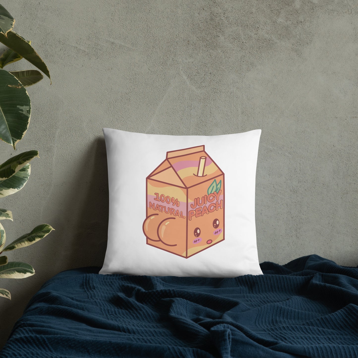 Juicy Peach Basic Pillow
