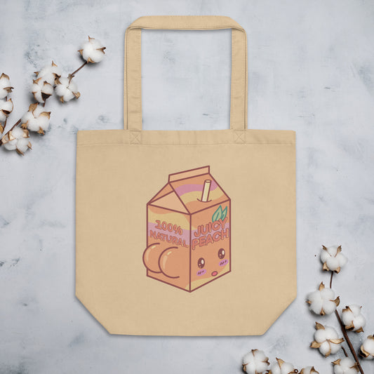 Juicy Peach Eco Tote Bag