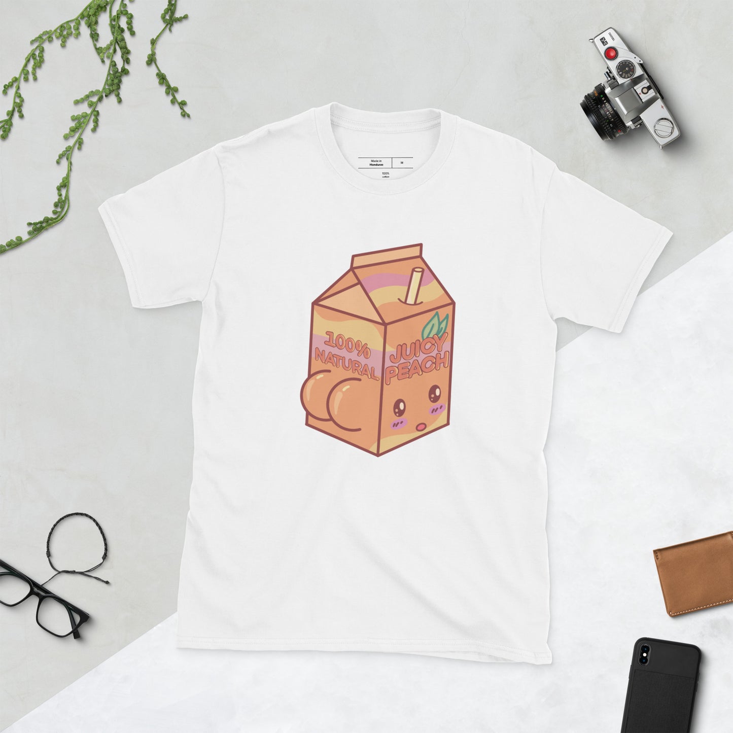 Juicy Peach Short-Sleeve Unisex T-Shirt