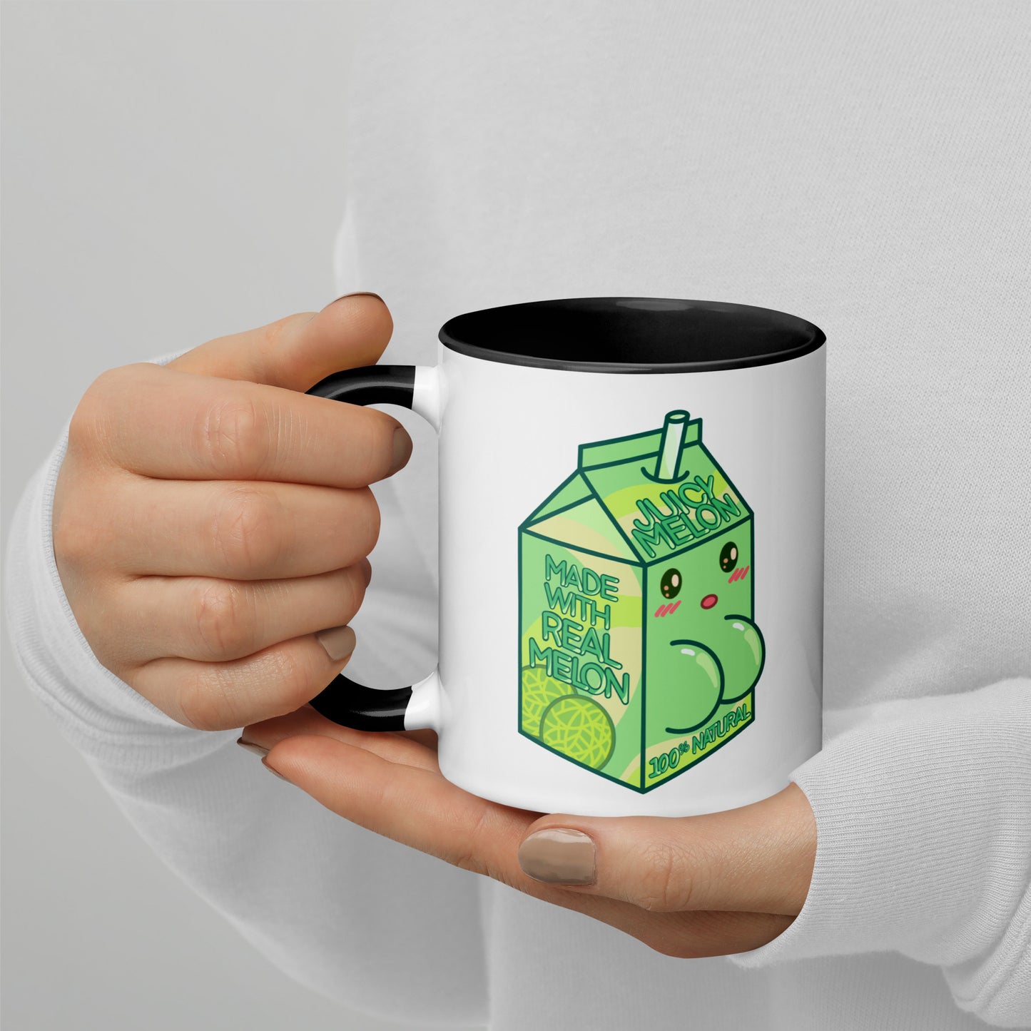 Juicy Melon Mug with Color Inside