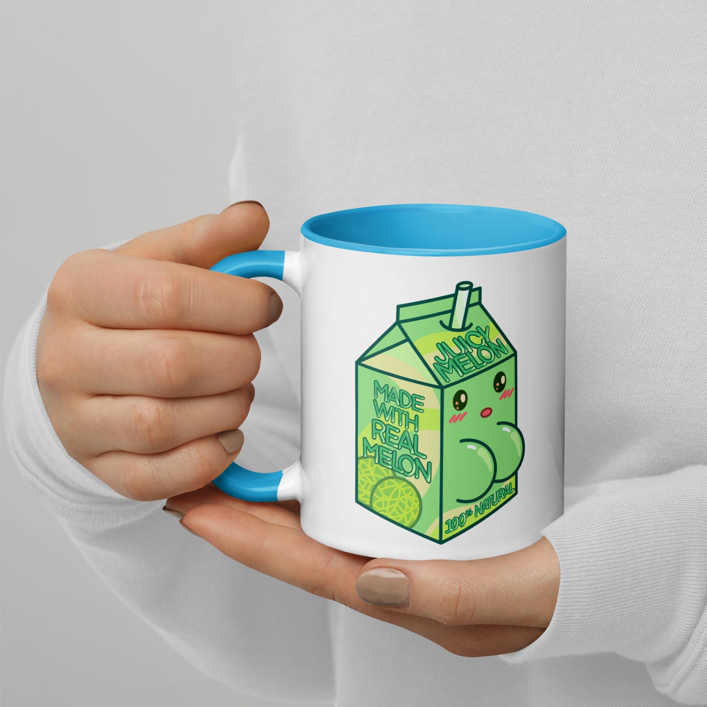 Juicy Melon Mug with Color Inside