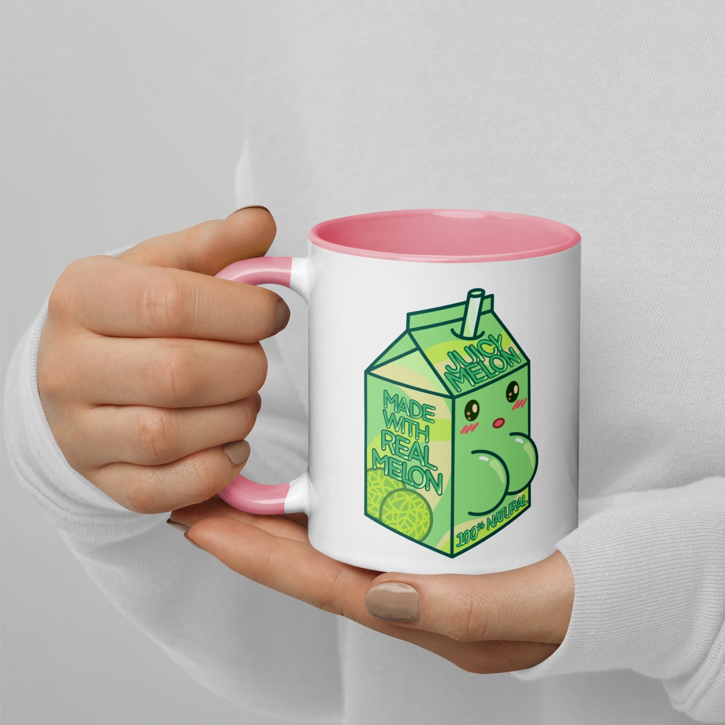 Juicy Melon Mug with Color Inside