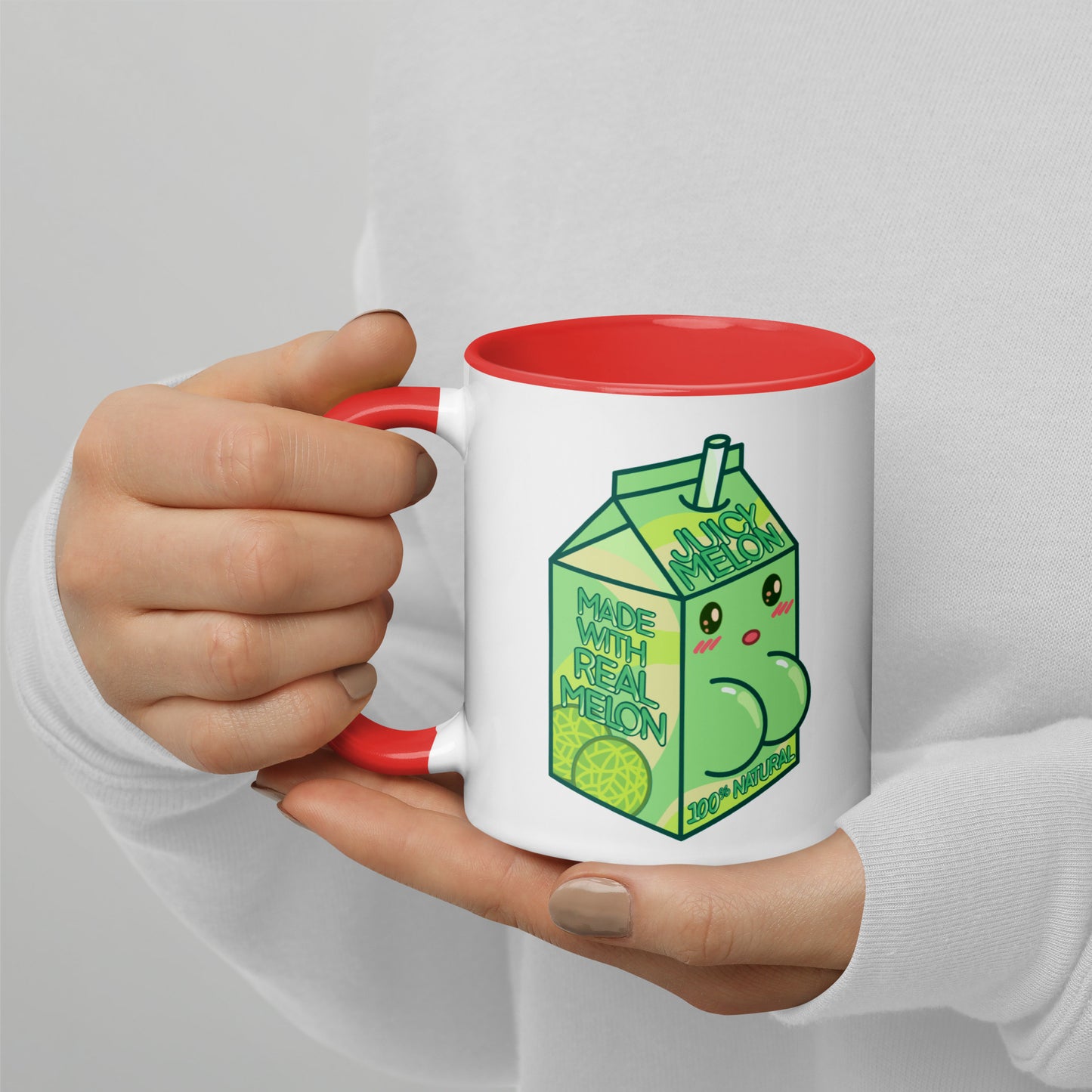 Juicy Melon Mug with Color Inside
