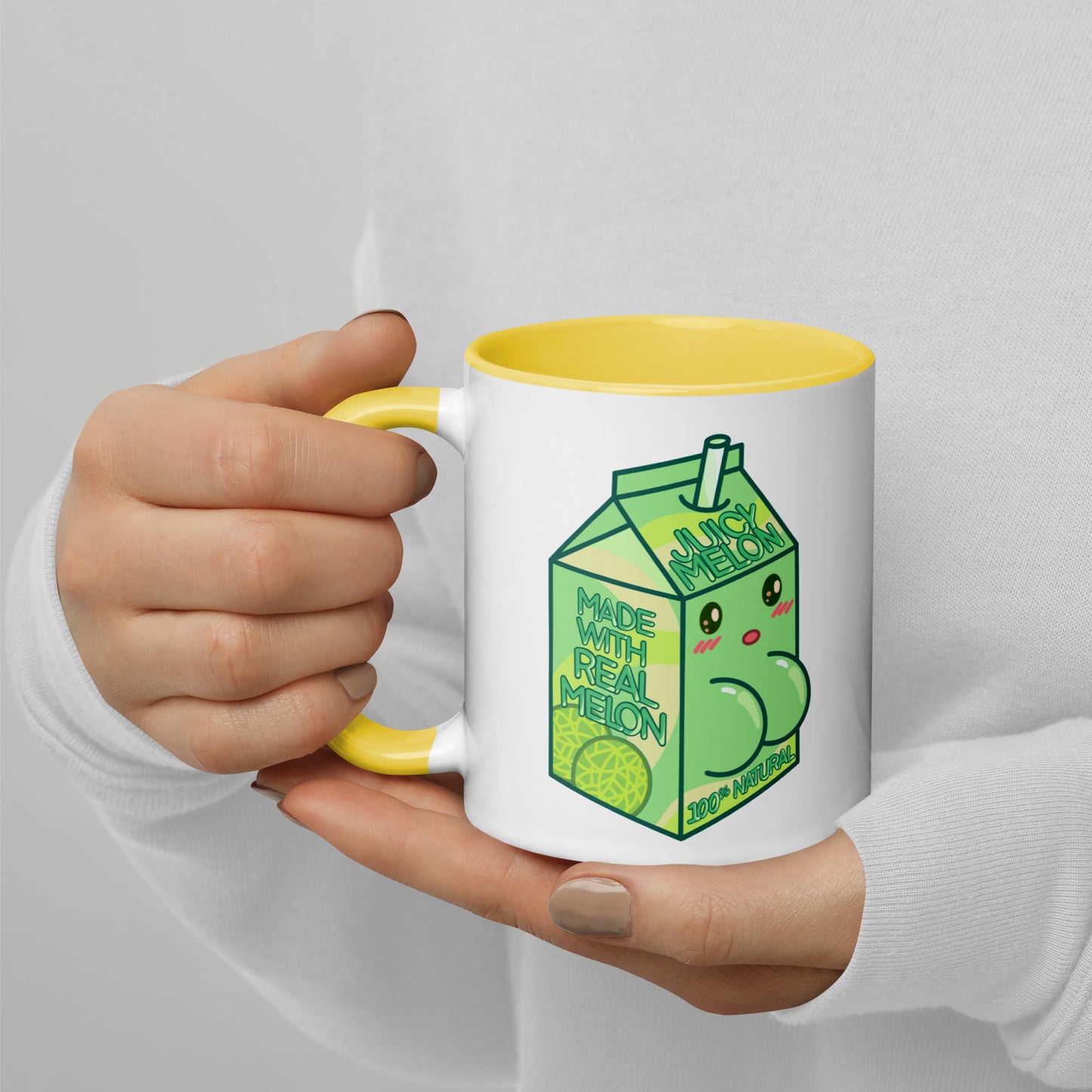 Juicy Melon Mug with Color Inside