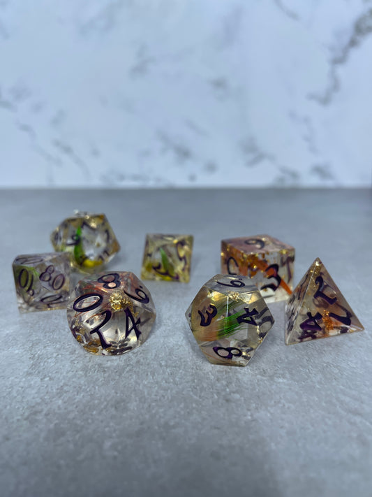 Popinjay | 7 Piece Polyhedral Dice Set