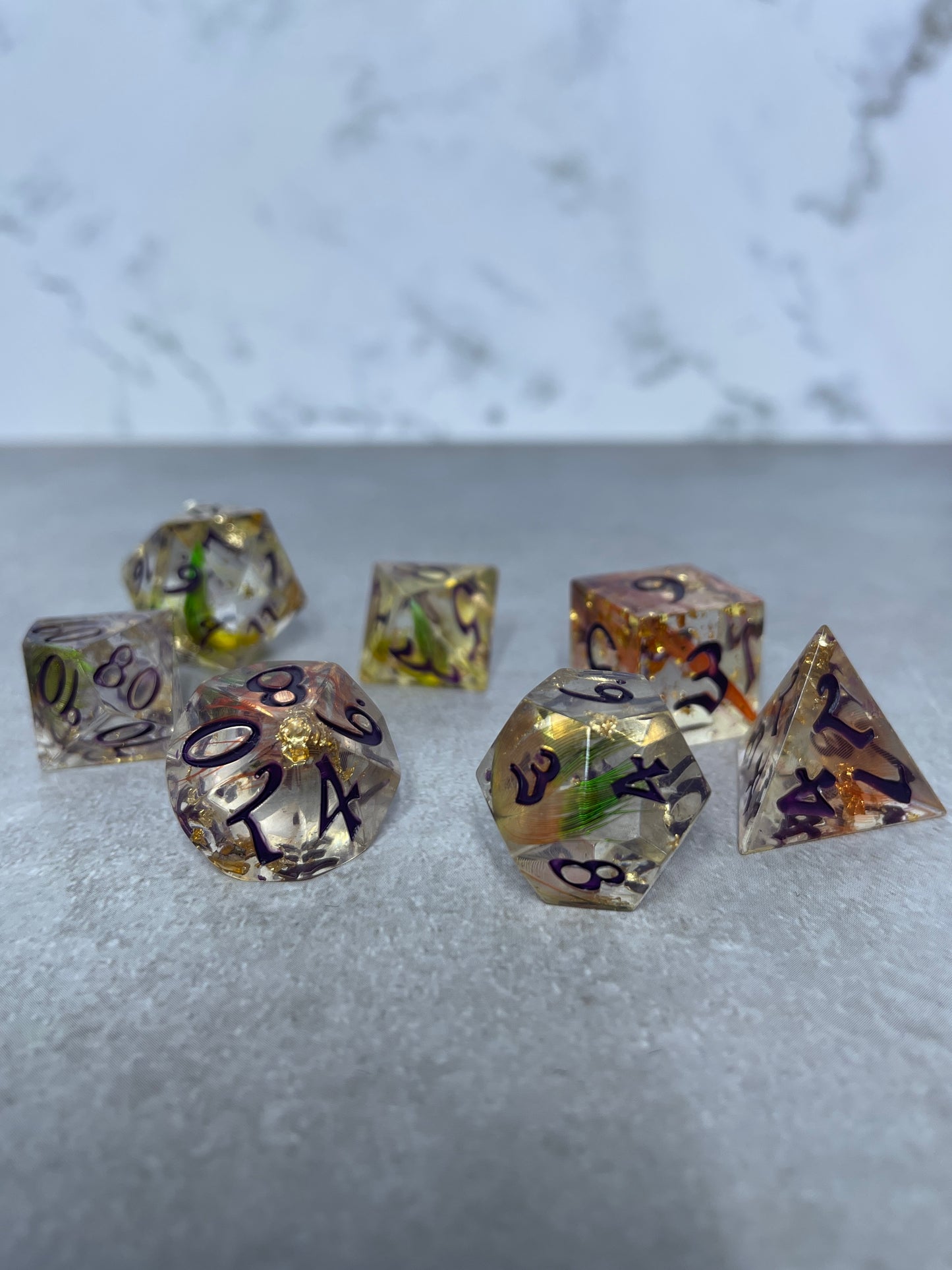 Popinjay | 7 Piece Polyhedral Dice Set