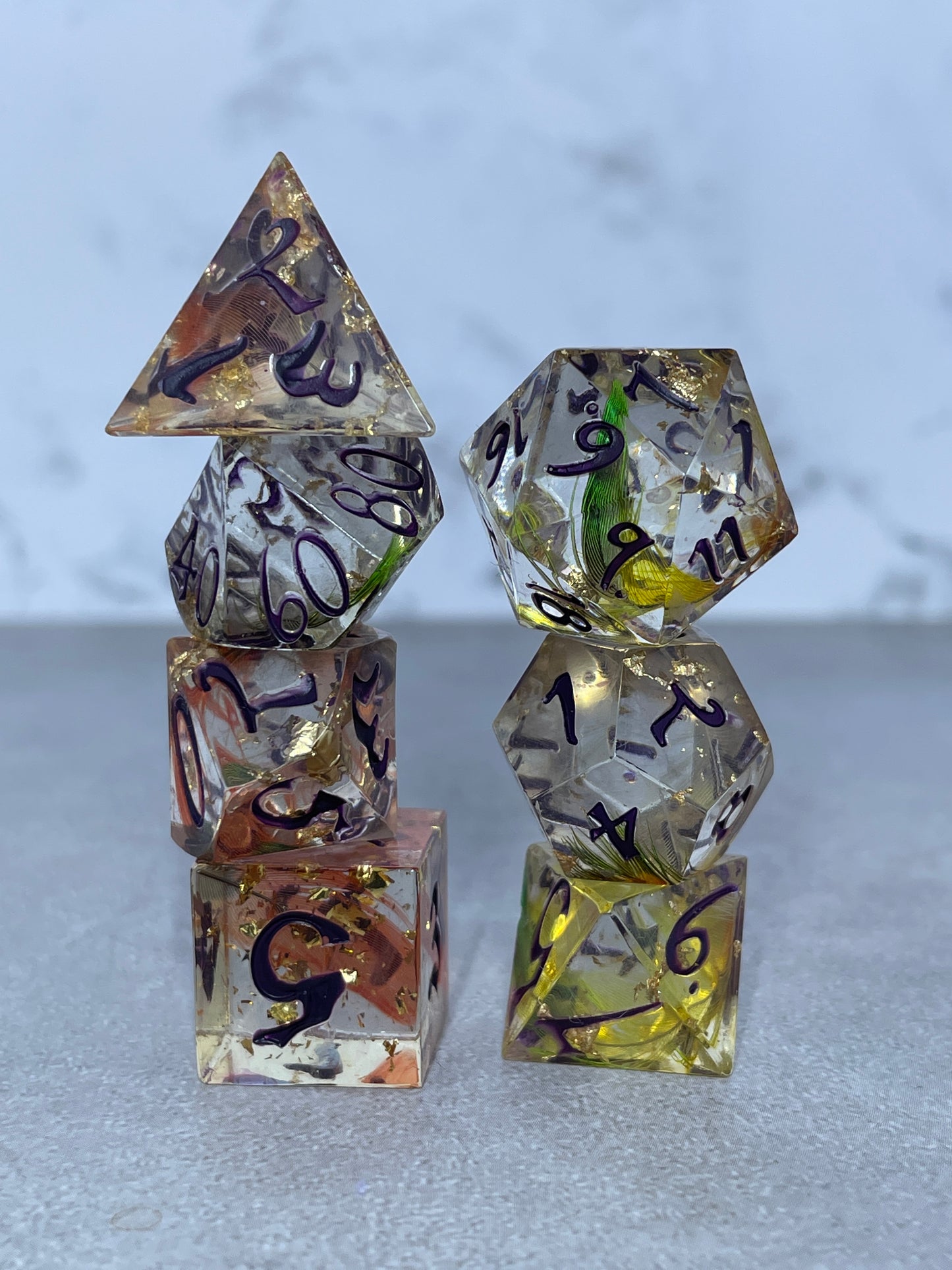 Popinjay | 7 Piece Polyhedral Dice Set