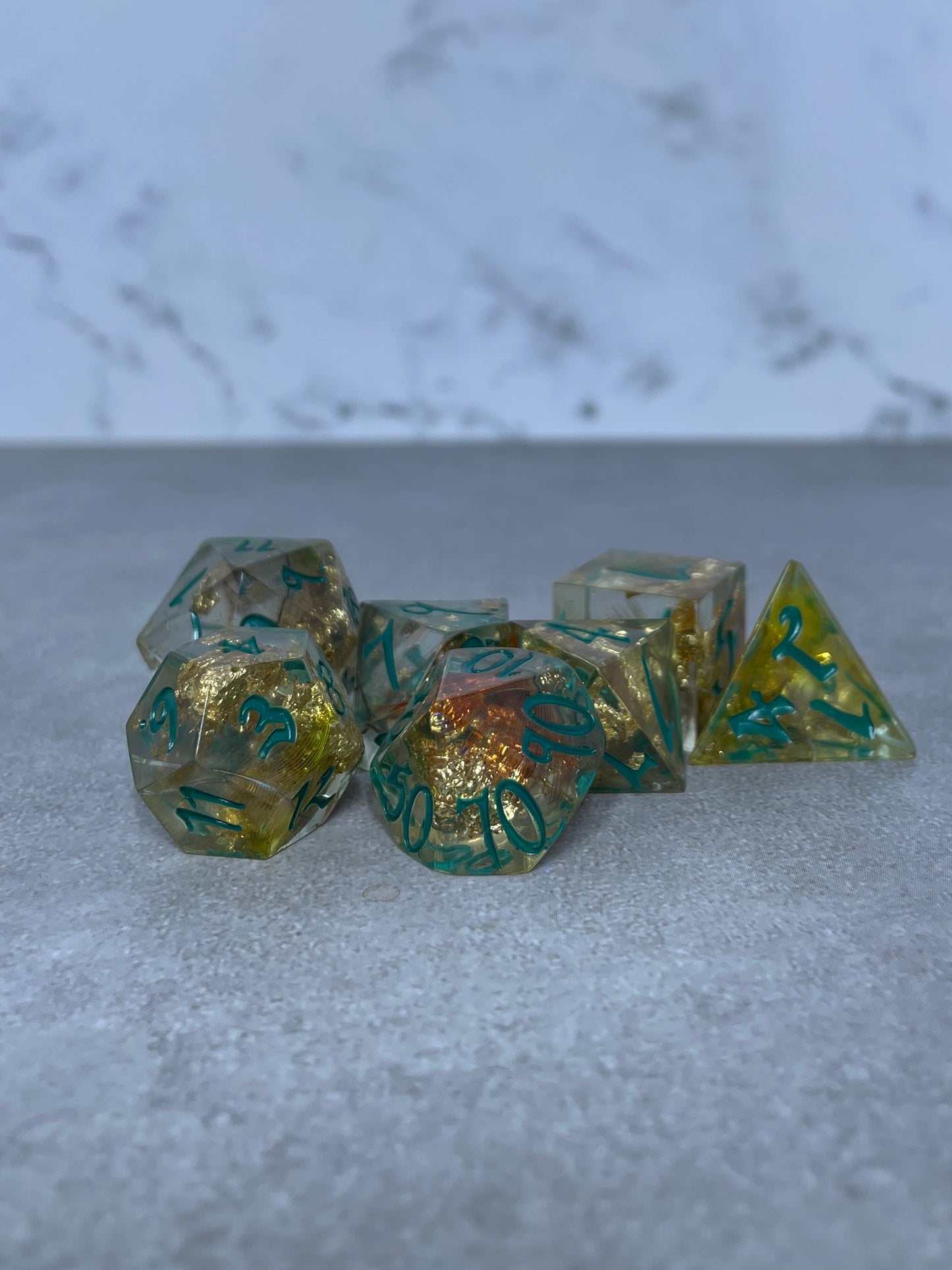 Popinjay | 7 Piece Polyhedral Dice Set