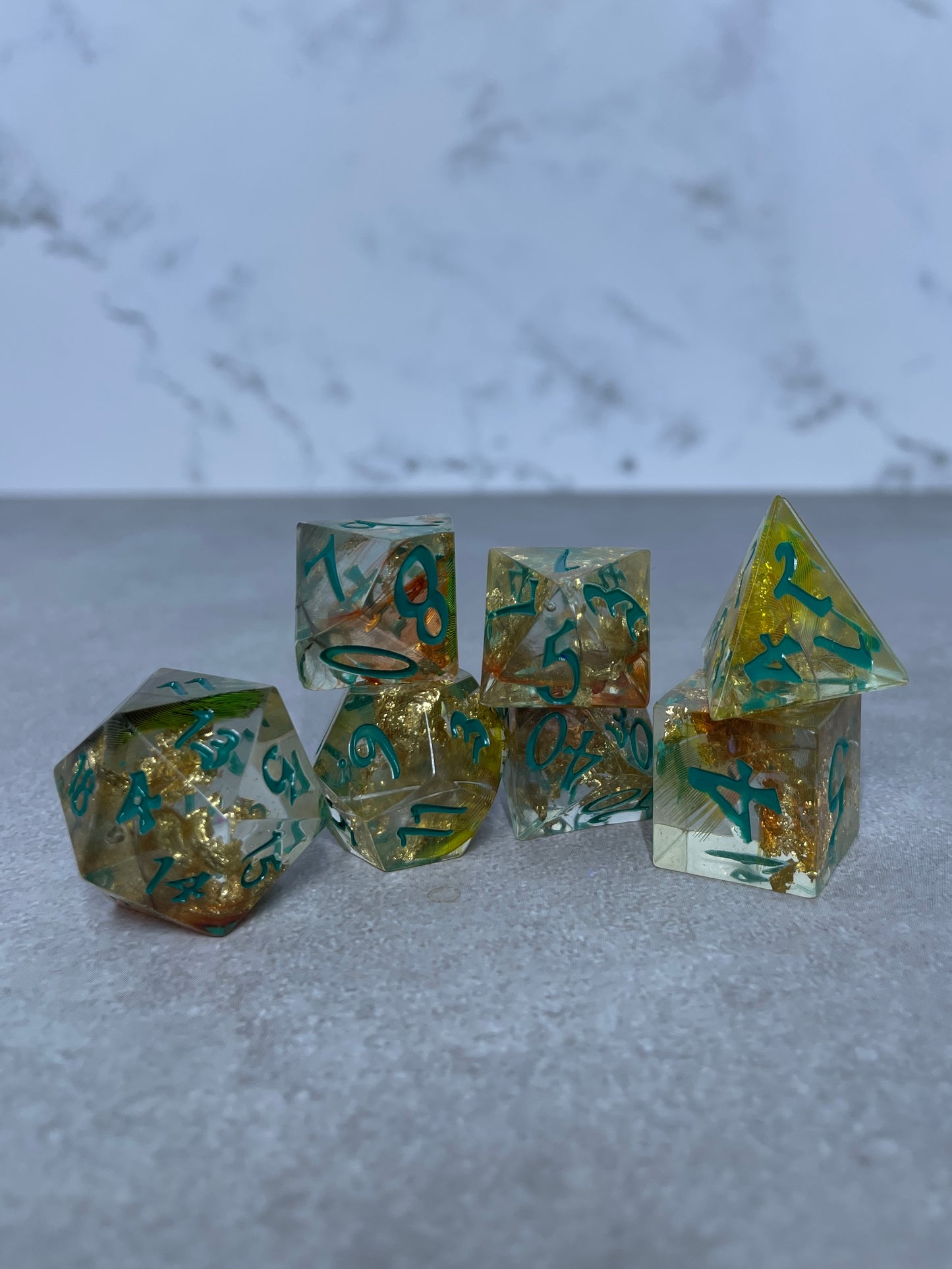 Popinjay | 7 Piece Polyhedral Dice Set