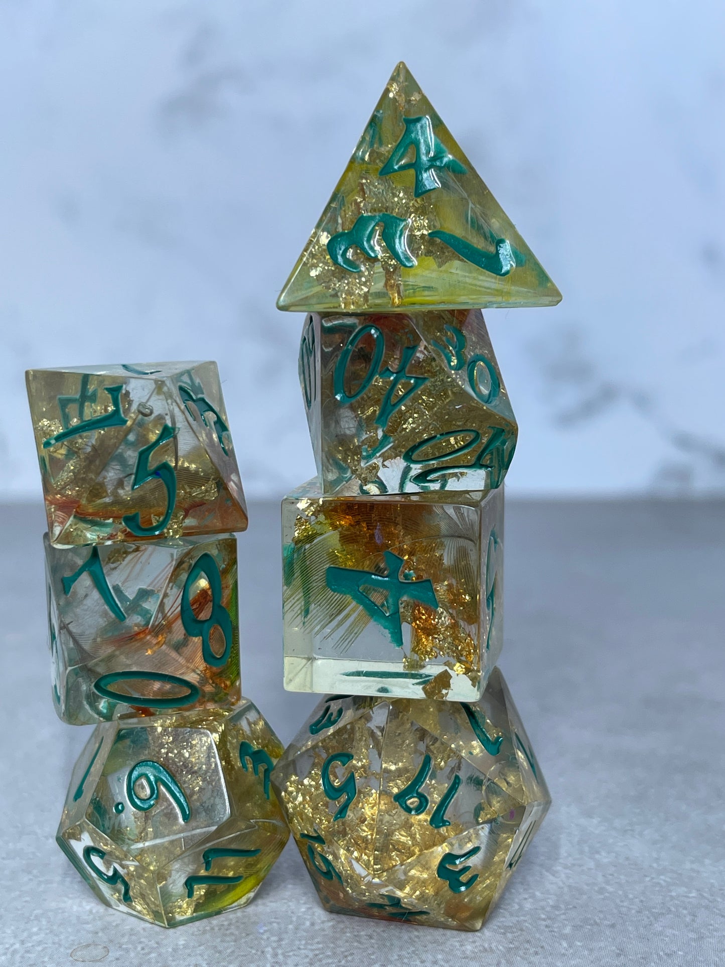 Popinjay | 7 Piece Polyhedral Dice Set