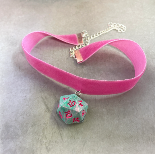 A E S T H E T I C | D20 Choker Necklace