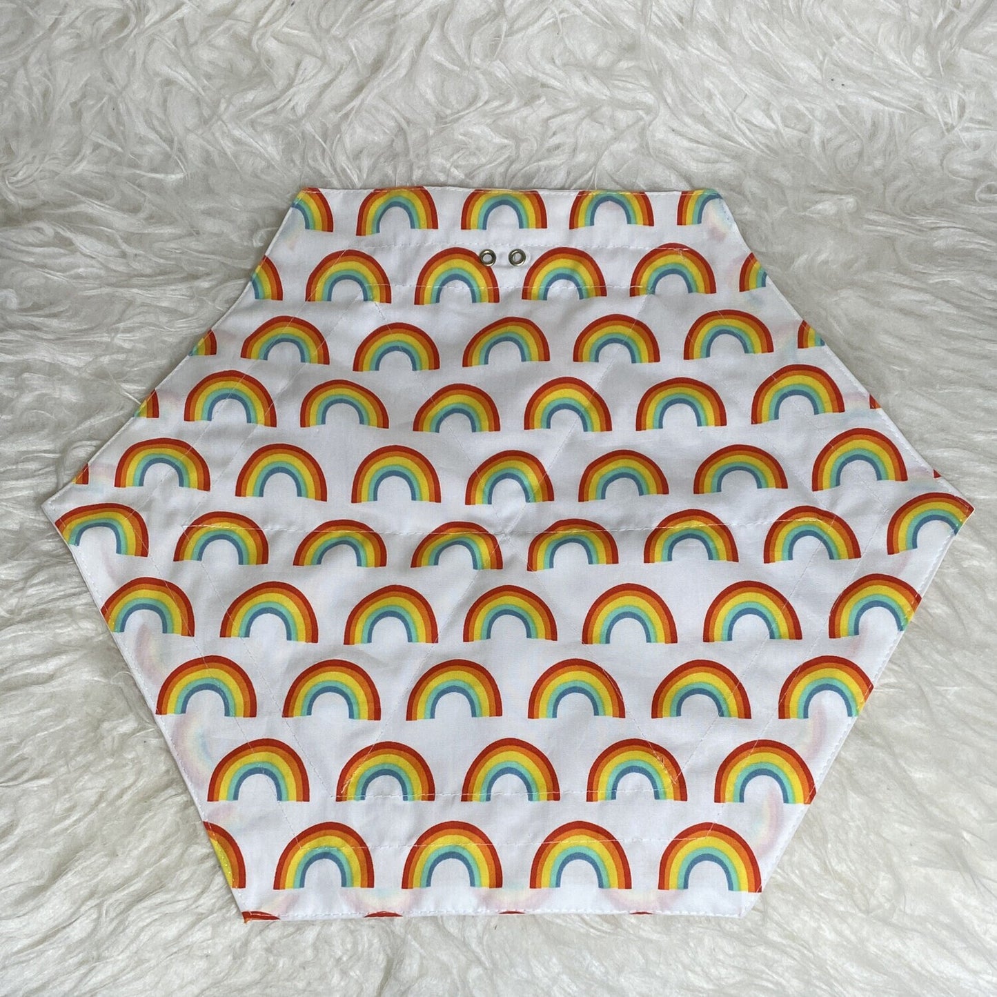 Rainbow Hex Dice Bag
