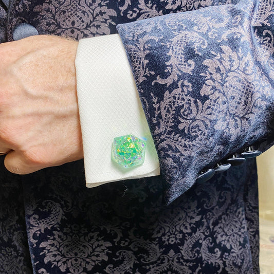 D20 Cufflinks | Gelatinous Mood
