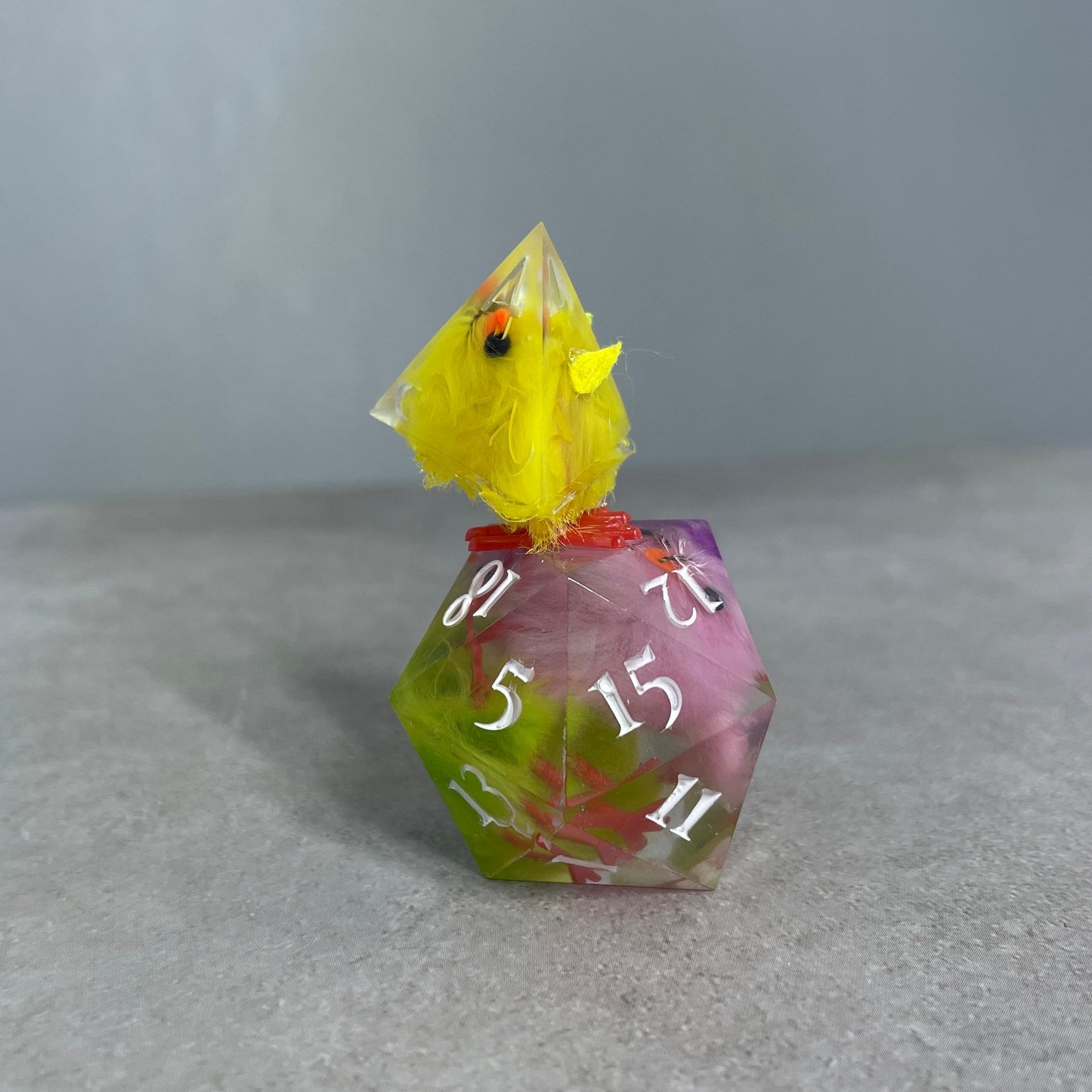 The Whole Damned Flock | Cursed Chick |30mm D20 Chonk
