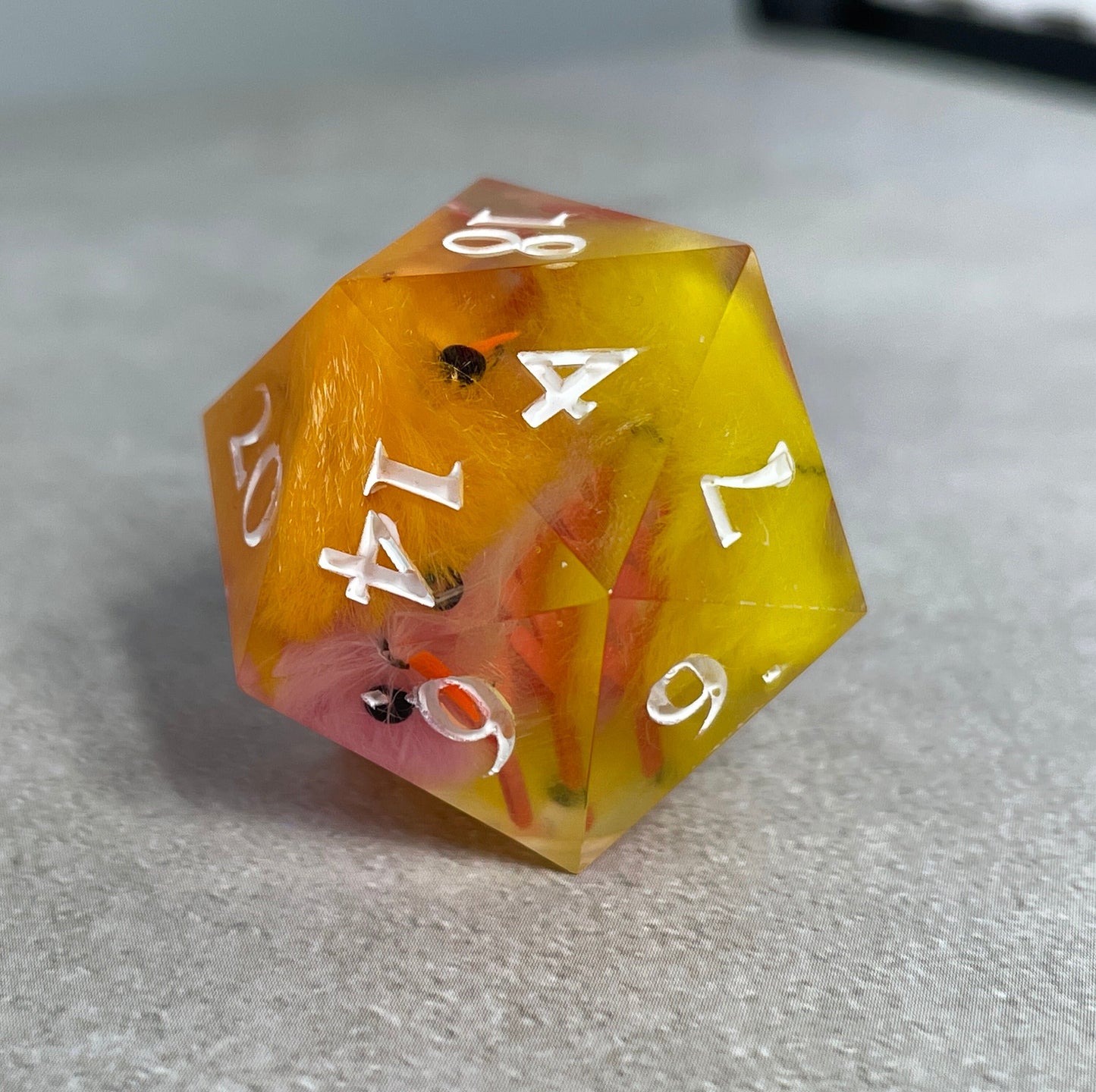 The Whole Damned Flock | Cursed Chick |30mm D20 Chonk